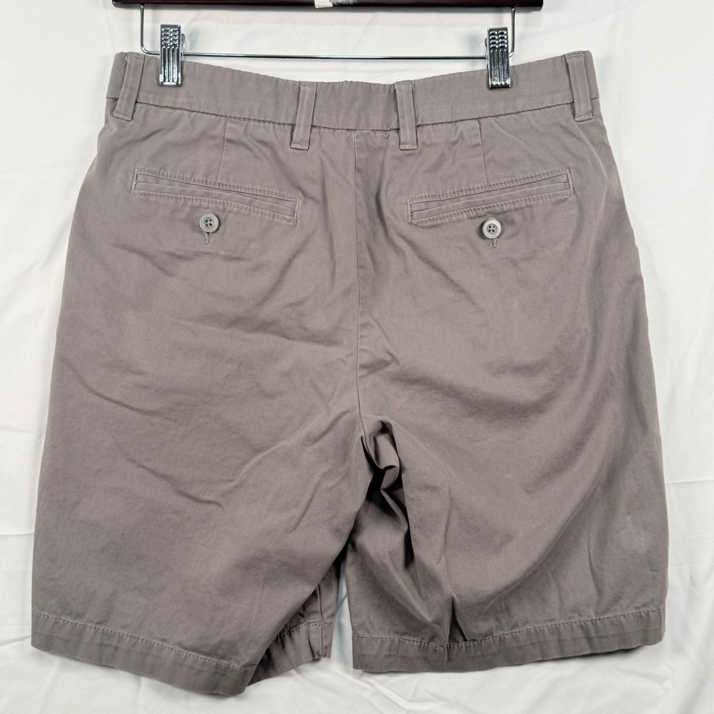 Apt 9 Mens 32 Chino Shorts Gray HeiQ Smart Temp Stretch Summer Normcore Preppy - Picture 2 of 6